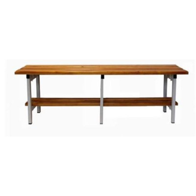 Panca da 150 cm 1,5 metri da spogliatoio metallo e legno