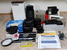 VTG Canon 35mm Accessories Lens - Hansa Canon Vivitar Rowi Hoya... See Photos