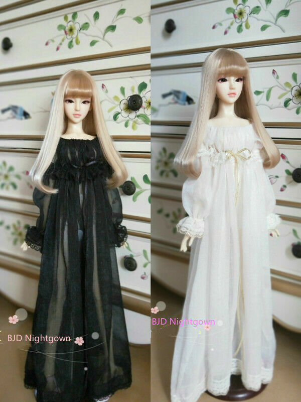 1/6 1/4 1/3 IP-SID/EID BJD Clothes Doll Outfit Nightgown Nighty Crinkle Chiffon