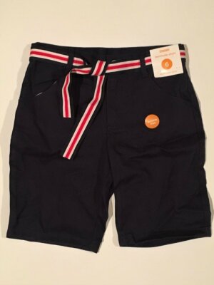 Gymboree BRIGHTEST IN CLASS Navy Blue Uniform Bermuda Shorts ~ Sz 8 ~ NWT!