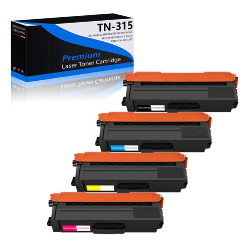 4PK BK/C/M/Y TN315 Toner Cartridge Color Set for Brother HL-4150cdn HL-4570cdw