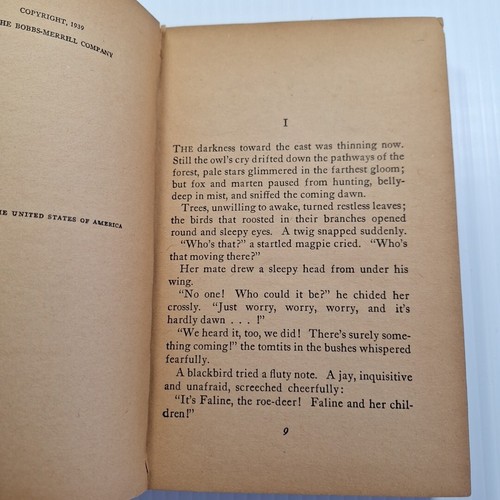 1939 Bambi’s Children Sequel The Story Of A Forest Family Felix Salten Hardcover - Foto 12 di 18