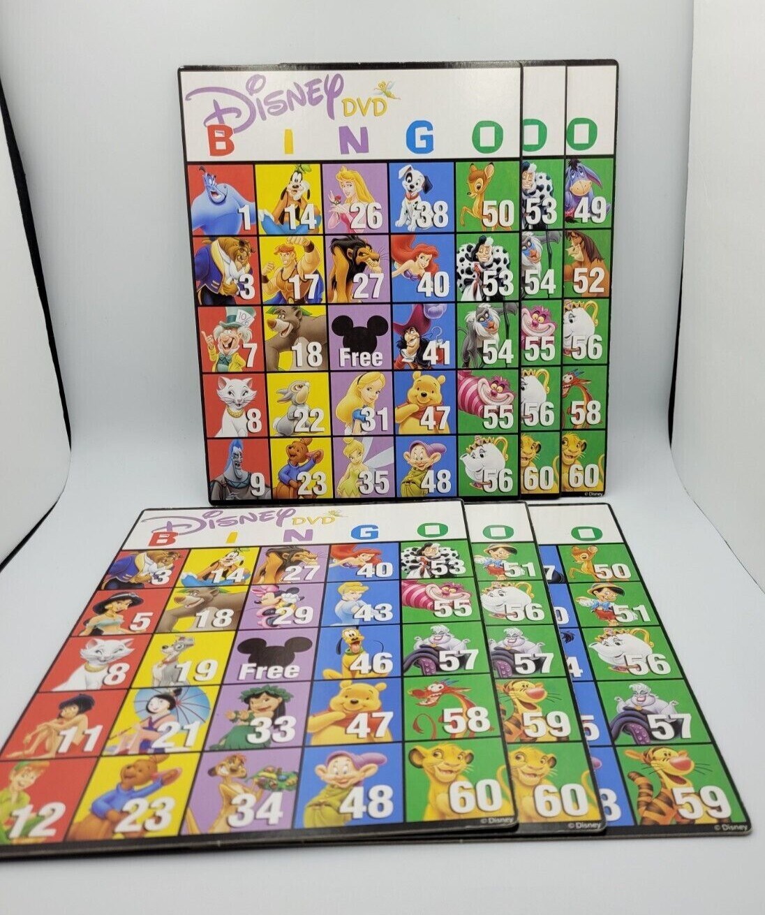 Disney DVD Bingo Mattel Family Fun Complete Magical Game With Movie