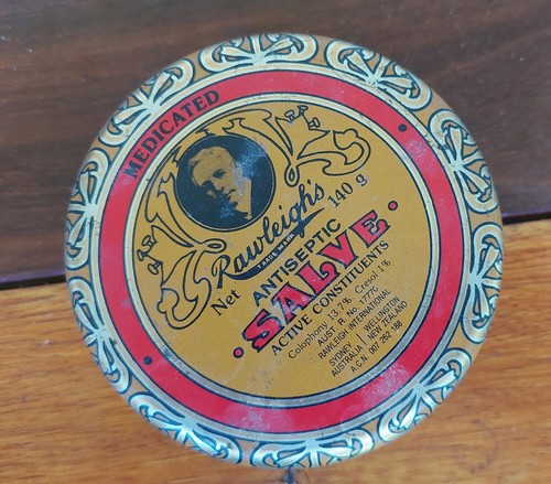 Rawleigh's Antiseptic Salve | Vintage Advertising Tin 140g | Empty | As found - Picture 3 of 8