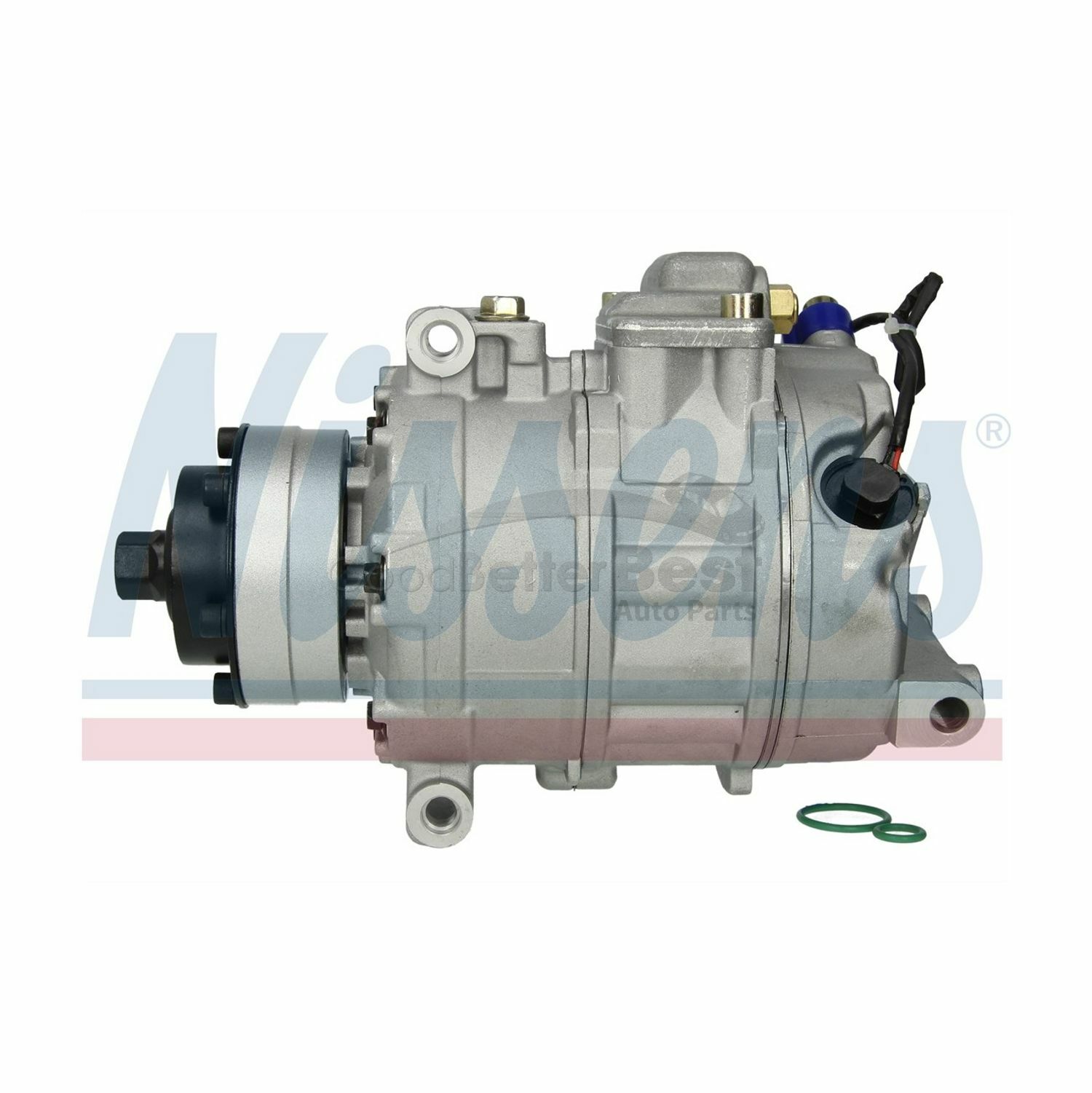 One New Nissens A/C Compressor 89418 400260805 for Audi Lamborghini