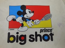 1980s Prince Disney Mickey Mouse Goofy BIG SHOT Tennis Racquet Cover