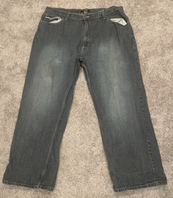 VTG Lexen Jeans Men 40x31 Blue Baggy Wide Leg Southpole Style Hip Hop Grunge Y2K