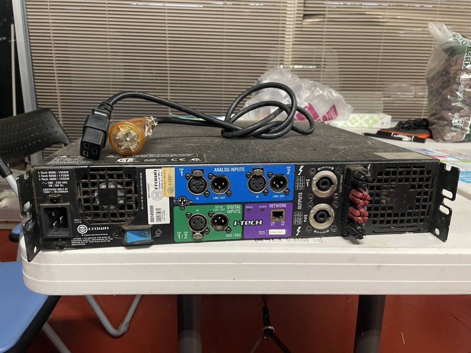 Crown ITech 6000 Power Amplifier eBay