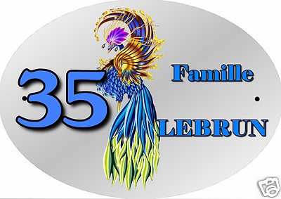 PLAQUE NUMERO DE MAISON ou BOITE AUX LETTRES