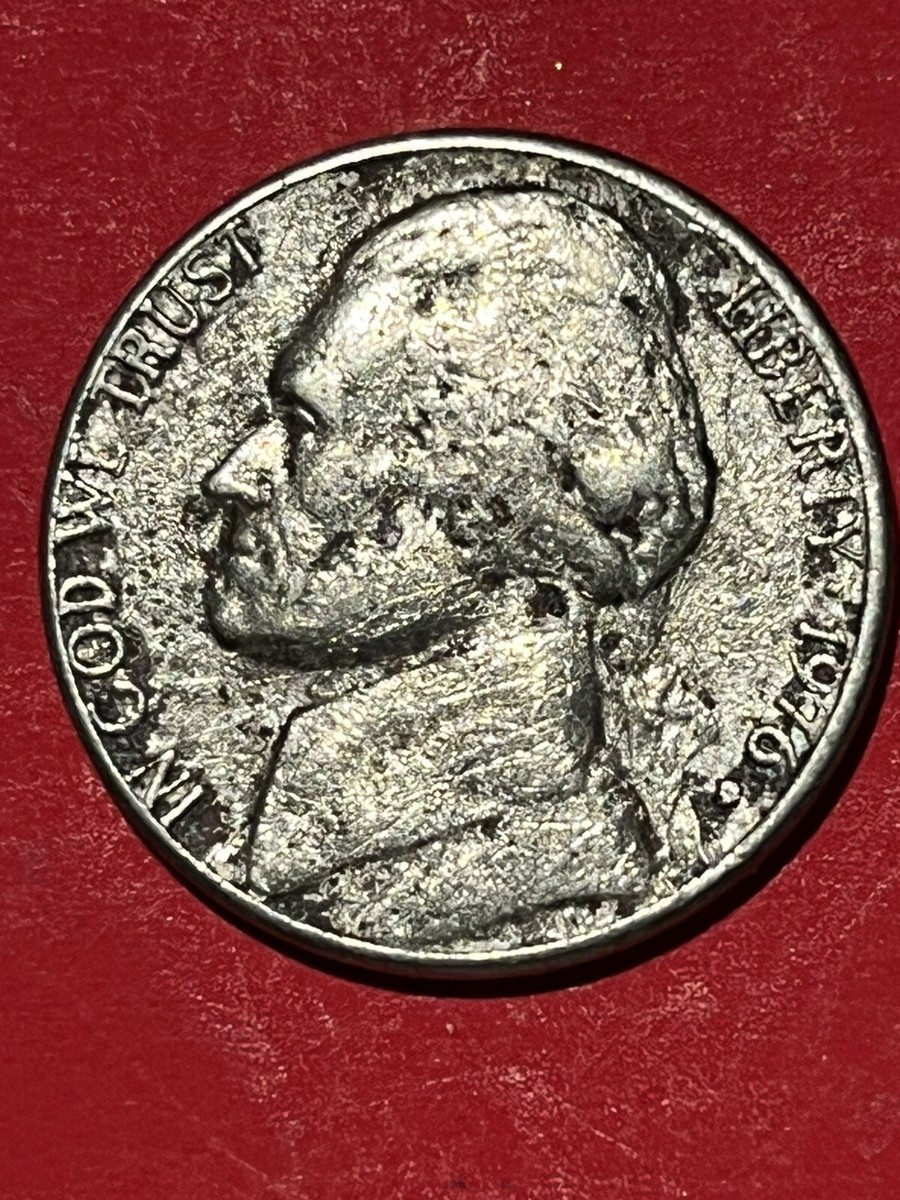 1976 jefferson nickel Off Center Rim Error | eBay