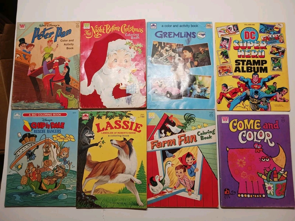 Vintage Coloring Book Lot #1 | eBay