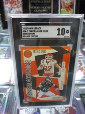 2023 Panini Legacy Generations TRAVIS & JASON KELCE #GEN-1 Orange 233/249 SGC10