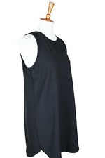 Black Sleeveless Shift Dress Little Black Dress Y2K Size Large