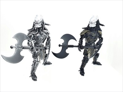 Predator 40cm Seitenschutz Dschungeljäger Maske Skulptur Metall Kunst Produktionen