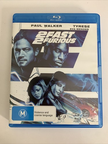 2 Fast 2 Furious (Blu-ray, 2003) Eva Mendes, Cole Hauser, Paul Walker Region B - Picture 1 of 3