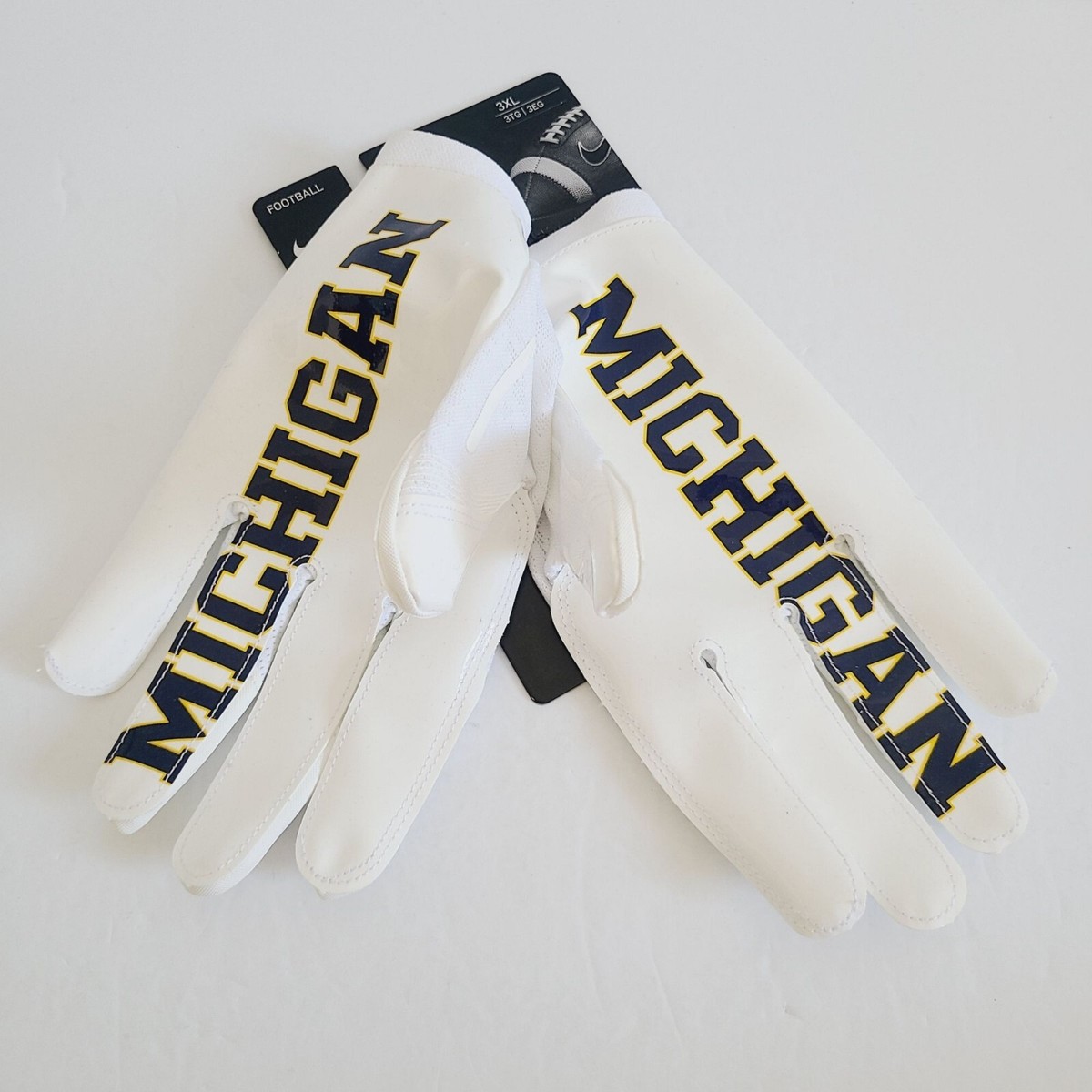 アメフトMichigan Jordan vapor knit Nike Jordan Vapor Knit 4.0 Football Gloves NCAA Michigan