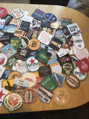 Pack Of 40 Brand New Unused Assorted Beer mats / Coasters - Picture 3 of 10
