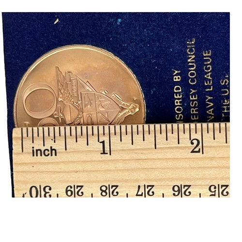 1971 Navel Air Station Lakehurst NJ Golden Anniversary Commemorative Medal - Picture 6 of 7