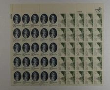 US SCOTT 1732 - 1733 PANE OF 50 CAPT. JAMES COOK STAMPS 13 CENT FACE  MNH