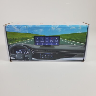 Vtopek 11,26 inch Carplay Display Wireless Apple Carplay Android Auto met 2,5K Dashcam 1080P achteruitrijcamera draagbare Driveplay Carplay autoradio met Mirror Link Bluetooth 5.0 Siri Google 64G