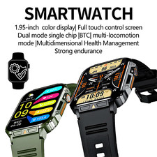 Fitness Tracker Watch Sports Smartwatch IP68 Waterproof Men Women Health Monitor