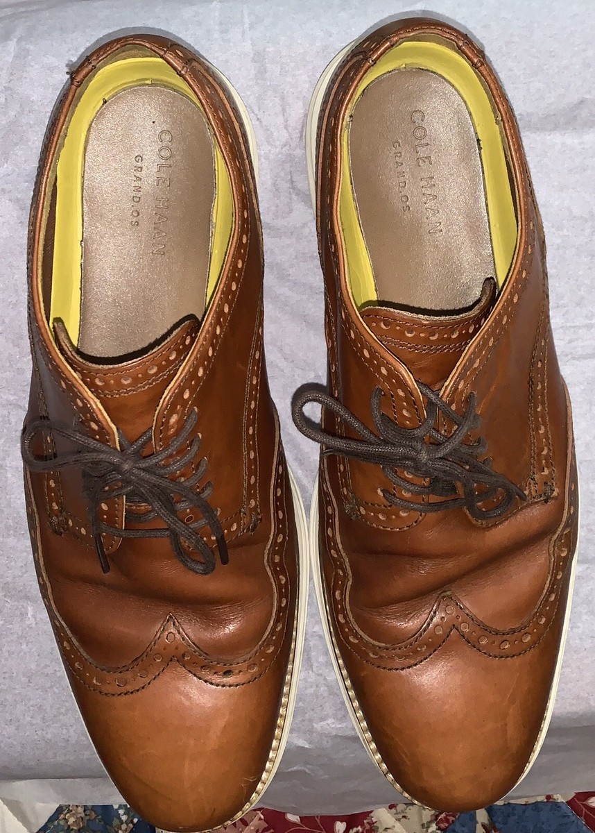 Cole Haan 0riginalGrand Horizon Wingtip- WOODBURY/ IVORY Men\'s OXFORD Sz 10M COLE HAAN Men main image 2