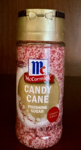 McCormick Candy Cane Finishing Sugar 3.81 oz Limited Edition Peppermint SOLD OUT - 第 2/4 張圖片