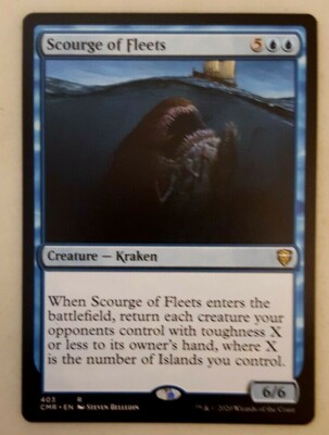 1x Scourge of Fleets Commander Legends Magic the Gathering MTG NM