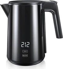 Electric Kettle 1.0L | 7 Temp Control, Cool Touch, Keep Warm, Auto Shut-Off