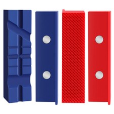 WORKPRO 2-Pair 4-1/2 Vise Jaw Pads Magnetic T...