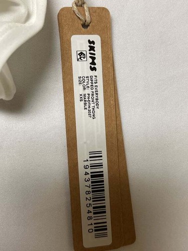 SKIMS Fits Everybody Dipped Front Thong - Marble PN-DTH-2027 B51 - Picture 2 of 4