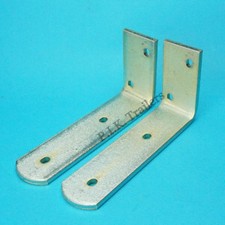 2 x Heavy Duty Trailer Tandem Mudguard Brackets 160mm 