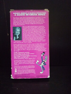 Looney Tunes A Salute To Chuck Jones VHS 1985 GOLDEN JUBILEE