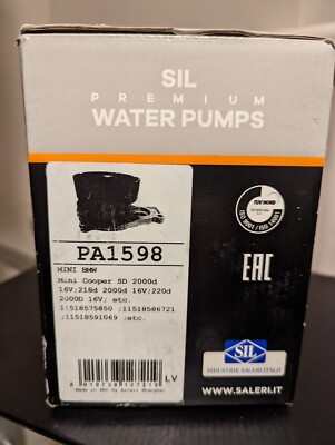 Saleri SIL PA1598 Water pump BMW/Mini OE REPLACEMENT