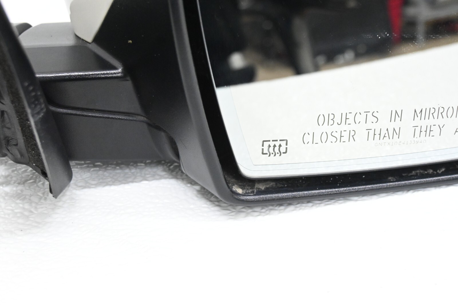 ⭐ 14-17 Maserati Quattro Right Side Door Mirror Glass Assembly White Oem
