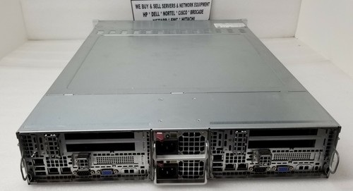 SuperMicro 2-Node 2u Server w/4x X5660 6C 2.8GHz,192GB RAM,4x 256GB 2.5 SATA SSD - Picture 2 of 6