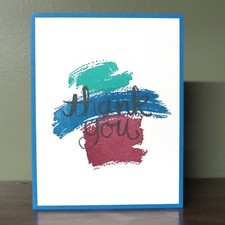 Stampin Up Card Thank You Card Stampin Up Thank You Cards Greeting Card