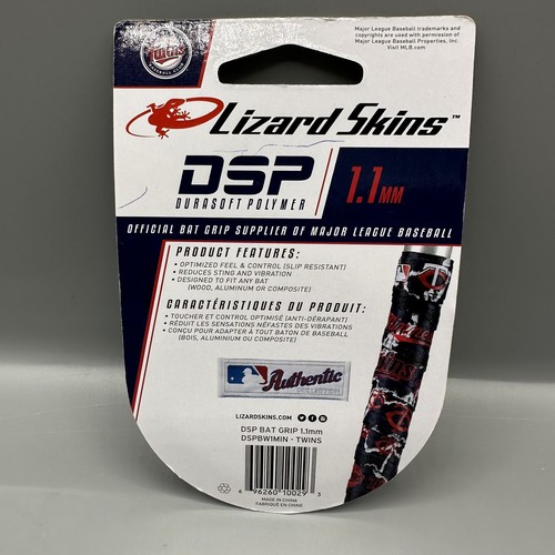 Lizard Skins DSP Schlägergriff 1,1 mm blau weiß MLB Minnesota Twins Baseballband NEU - Bild 3 von 3