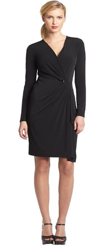 michael kors green wrap dress MICHAEL Michael Kors Pleated Keyhole Dress – DGFOutlet