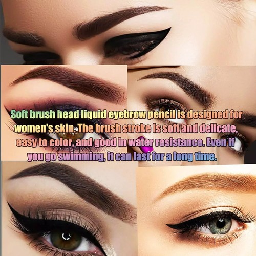 Eyebrow Tattoo Pen Waterproof Eyebrow Pencil Tattoo Eyebrow Pen for Makeup - Picture 7 of 11