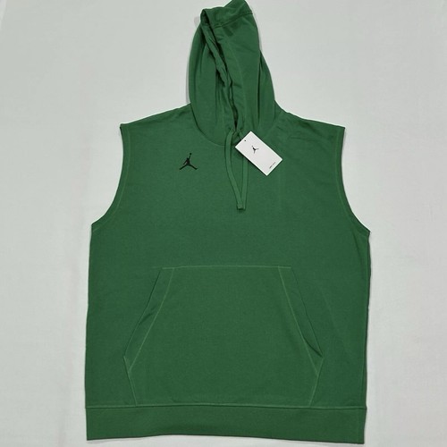 Nike Jordan Dri-Fit ärmellos Hoodie Fleece grün DQ7946-388 Herren Medium NEU