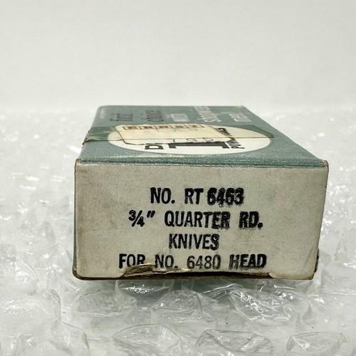 NOS DEWALT 3/4" QUARTER ROUND KNIVES NO. 6463 For 6480 HEAD RT Vintage RARE - Picture 9 of 10