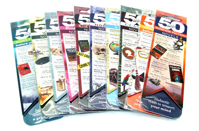 ** 50 der besten Karton Lesezeichen 10 verschiedene Designs Seitenmarke **