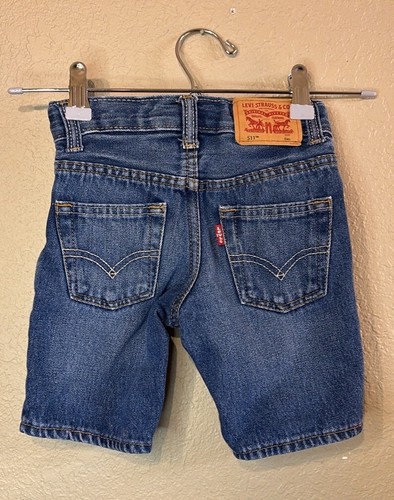 Levi’s Shorts Girls 511 Slim Denim Blue Jean Medium Wash Casual Shorts 4 Reg - Picture 6 of 12
