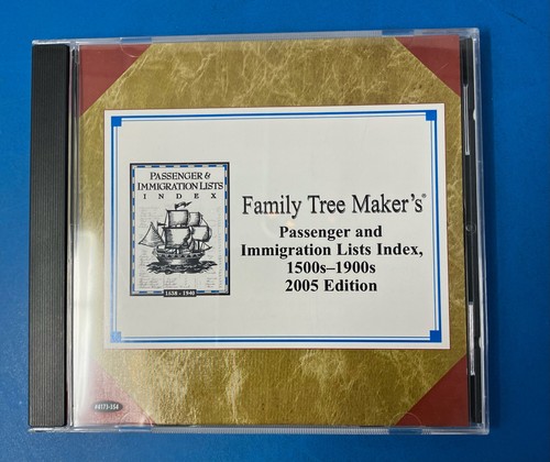 Lot of 22 Family Tree Maker CDs #255 - 591 + Passenger & Immigration Lists Index - Picture 5 of 14