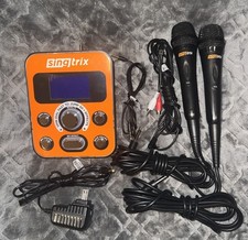 SingTrix Karaoke System Voice Effects Processor With 2 Microphones,  Power Cord