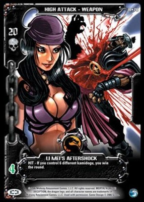 Li Mei's Aftershock - Mortal Kombat: Premiere - Epic Battles TCG