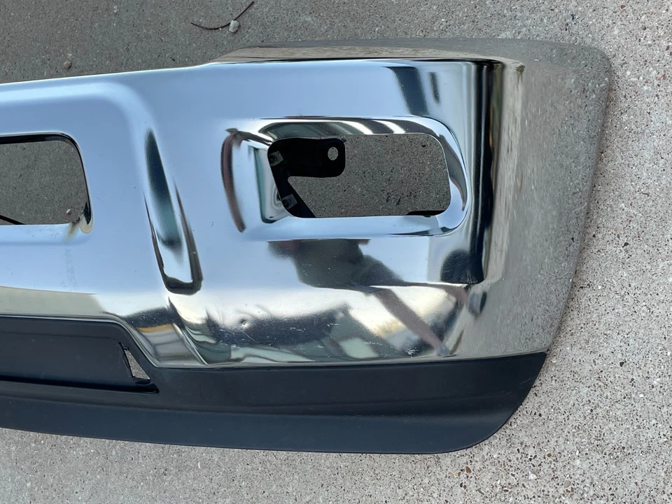 2011-2016 OEM DODGE RAM 2500 3500 PARA-CHOQUE DIANTEIRO...OPÇÃO DE NEBLINA...CROMO - Imagem 2 de 4