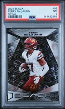 2024 PANINI BLACK ROYAL #99 TERRY MCLAURIN 57/75 PSA 7