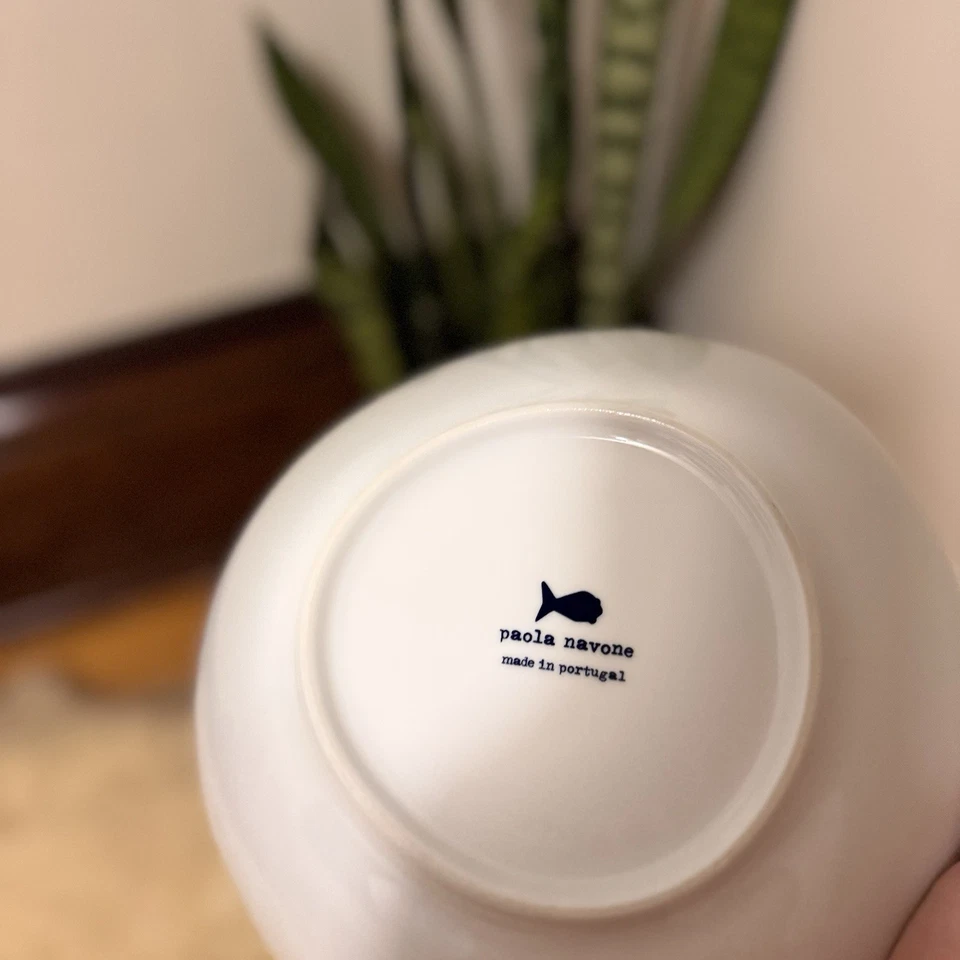 Paola Navone For Crate And Barrel Salad/Dessert Plate 6.5” Made In Portugal - Image 4 of 4